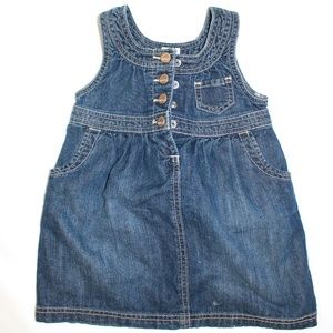 90s Kid! Denim Jumper Dress